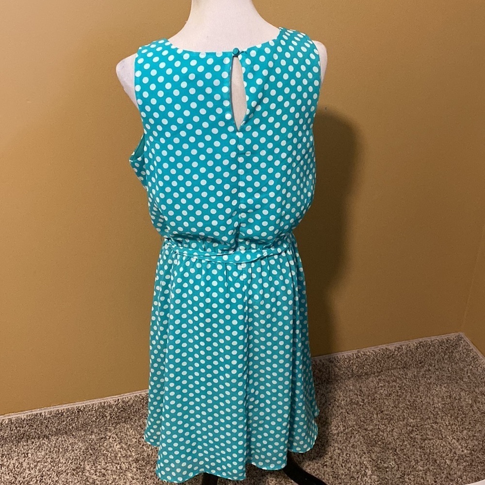 💜A-List Polka Dot Midi Dress​ - Picture 2 of 3